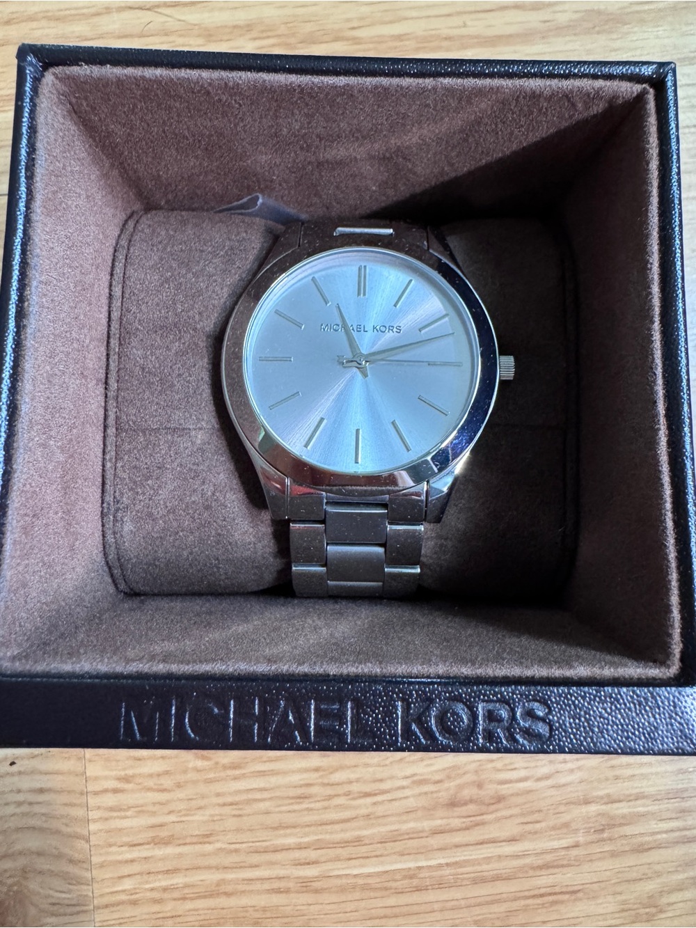 Michael Kors Silver Tone Stainless Steel Women’s Watch